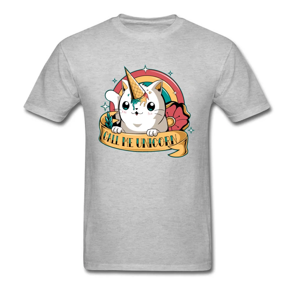 CALL-ME-UNICORN-0601 Camisa Labor Day All Cotton Round Collar Men T Shirt Casual Tshirts New Coming Short Sleeve Top T-shirts CALL-ME-UNICORN-0601 grey
