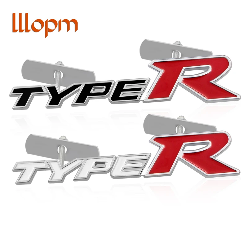 1X Car Styling 3D Metal TYPES TYPE S Car Front Grille Emblem Badge 