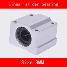 2 piece/lot SCS8UU 8mm Linear Motion Ball Bearing slider Bushing Linear Shaft for CNC For 8mm Linear Shaft цена 2 piece/lot SCS8UU 8mm Linear Motion Ball Bearing slider Bushing Linear Shaft for CNC For 8mm Linear Shaft цены онлайн