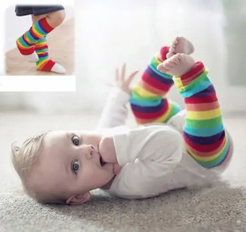 Winter Girls Leg Warmers Children Kids Little Girls Boys Socks Leg Warmers Safety Protection Kneepad Baby Boys Stocking