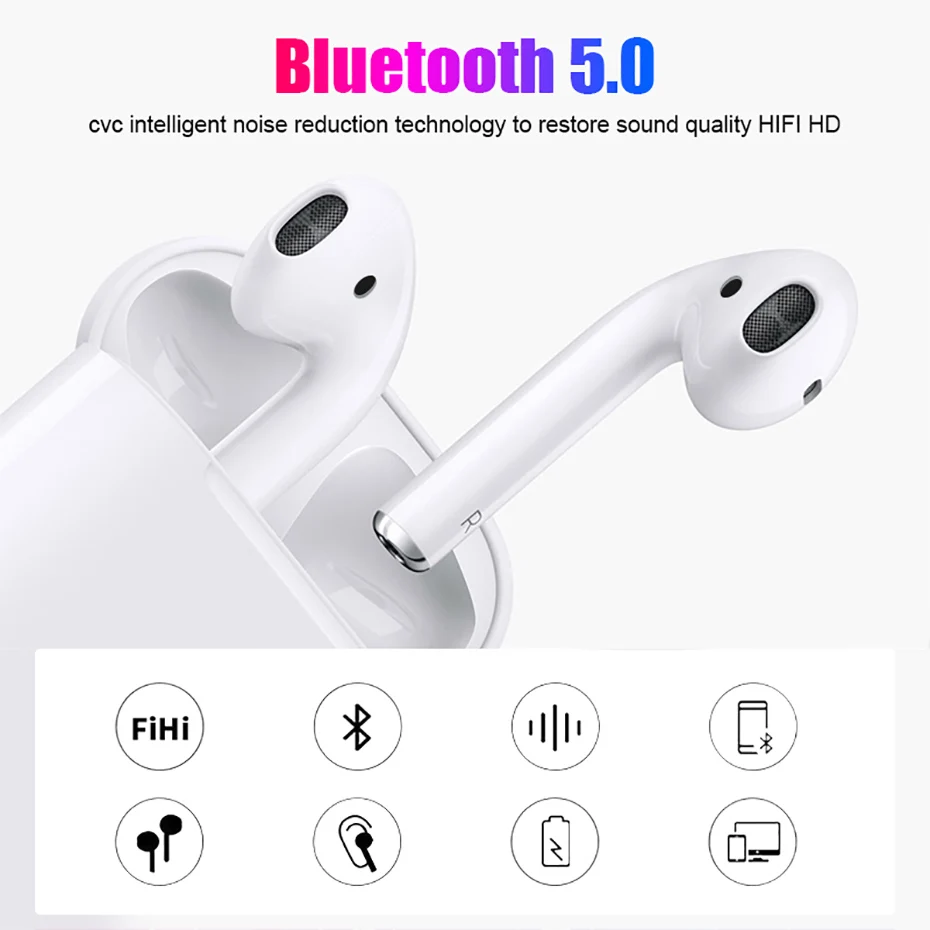 MOUSEMI Wireless Earphone Bluetooth Earpieces Headphone Running Hifi Earphones Stereo TWS i12 Headset Earbuds For Samsung Xiaomi (5)