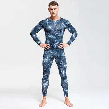 

thermal underwear rash guard kit MMA Compression Apparel leggings men unionsuit Bodybuilding T-Shirt camouflage tracksuit men