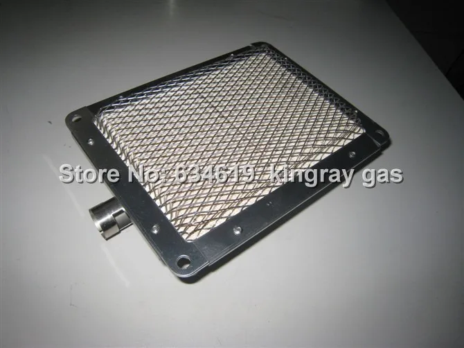 

with gas injector(nozzle) ceramic plate burner gas infrared burner for bbq,kebab,roast ,gas bbq grill