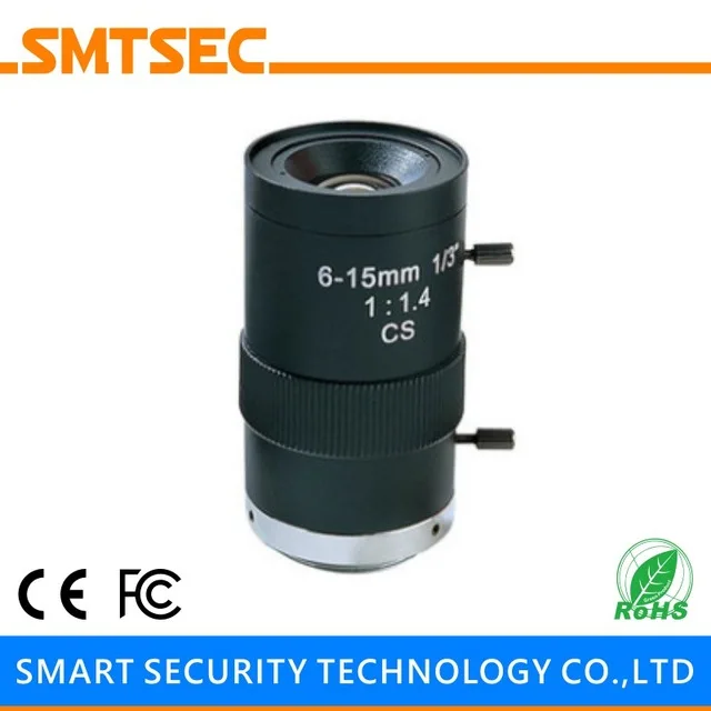 1/" CS ИК 6-15 мм Объективы для видеонаблюдения F1.4 диафрагма расстоянием ручной диафрагмой для securiy Камера(sl-0615m