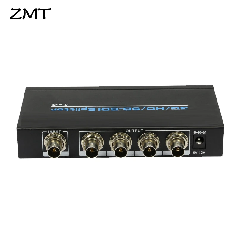 US EU 1x4 SDI Splitter Amplifier Converter SD SDI HD SDI 3G SDI Video ...