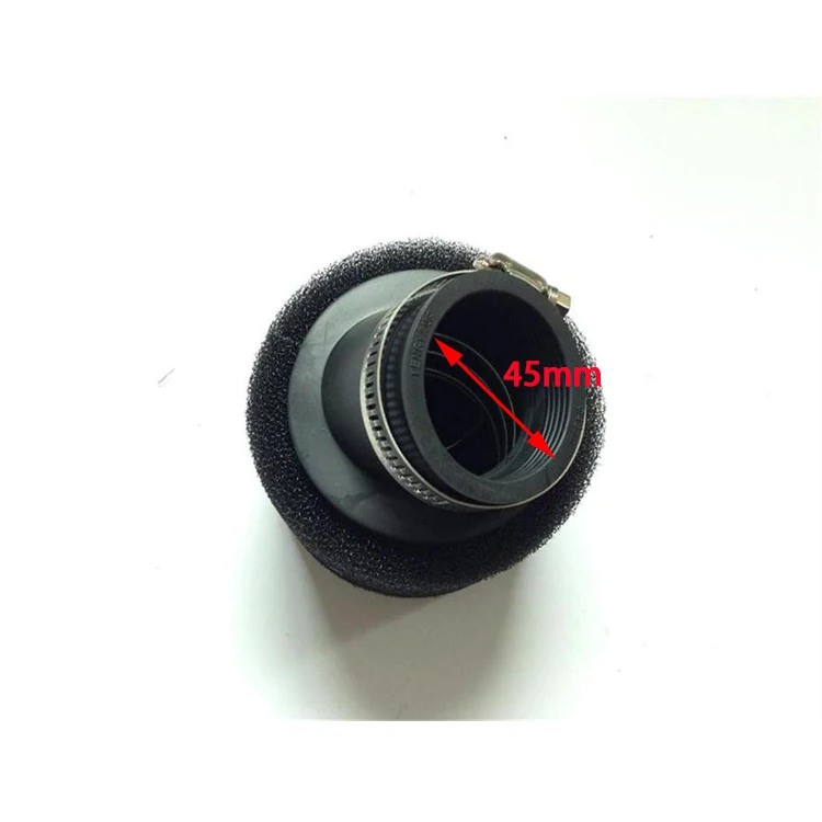 Black 45mm ATV Pit Dirt Bike Double Foam PERFORMANCE Air Filter 125cc