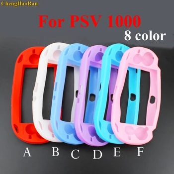 

ChengHaoRan 10PCS Silicone Protective Cover Case Skin for PSVita Console PS vita shell for PSV1000 Black White Red Blue Pink