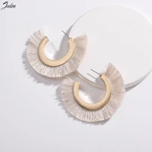 Joolim Jewelry Wholesale/7 Colors Hot Trendy Tassel Hoop Earring Statement Earring Wholesale Big Earring 6.5cm цена Joolim Jewelry Wholesale/7 Colors Hot Trendy Tassel Hoop Earring Statement Earring Wholesale Big Earring 6.5cm цены онлайн