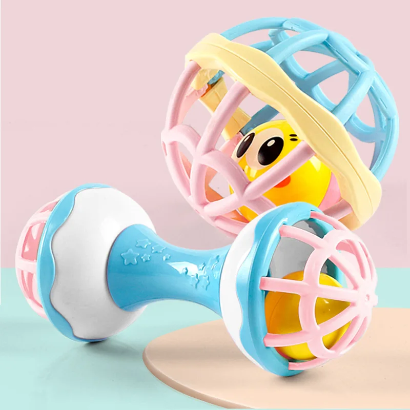 

Funny Baby Rattle Mobiles Toys 0-12 Months Soft Teether Hand Bell Educational Toys Infant Intelligence Grasping Newborn Toys