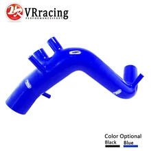 VR RACING-Silicone Turbo Inlet Radiator Hose Pipe for VW MK4 1J Beetle/Golf GTI/Jetta L4 1.8L BLUE,BLACK VR-LX-2206