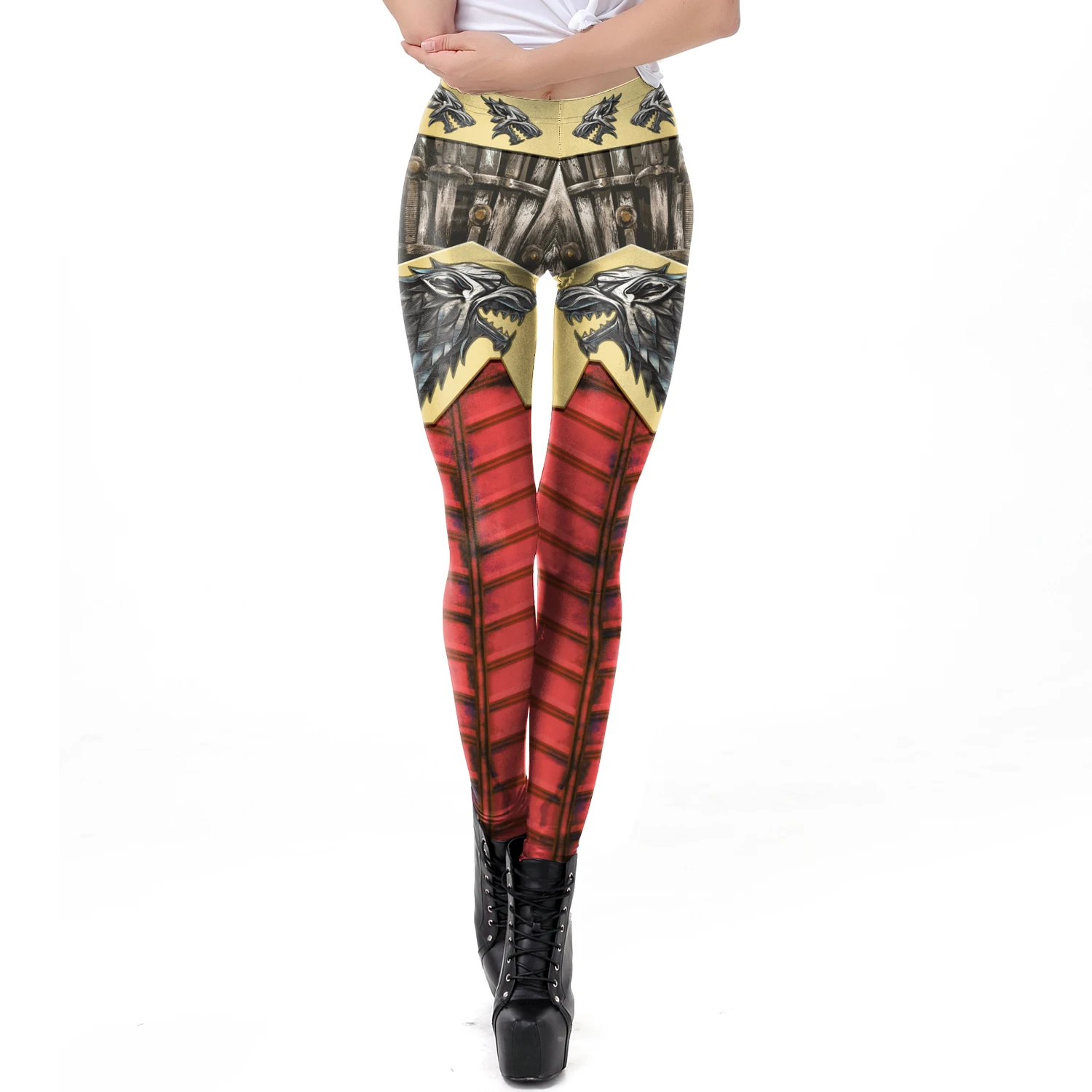 [You're My Secret] женские леггинсы с 3D принтом «Игра престолов» с драконом для фитнеса, штаны для тренировок, Эластичные Обтягивающие сексуальные леггинсы - Цвет: KDK1955