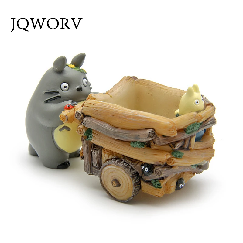 JQWORV Modern Cartoon Succulent Planter Pot Resin Creative Crafts Cute Totoro Flower Pot Home Decorations Vase macetas pots JQWORV Modern Cartoon Succulent Planter Pot Resin Creative Crafts Cute Totoro Flower Pot Home Decorations Vase macetas pots