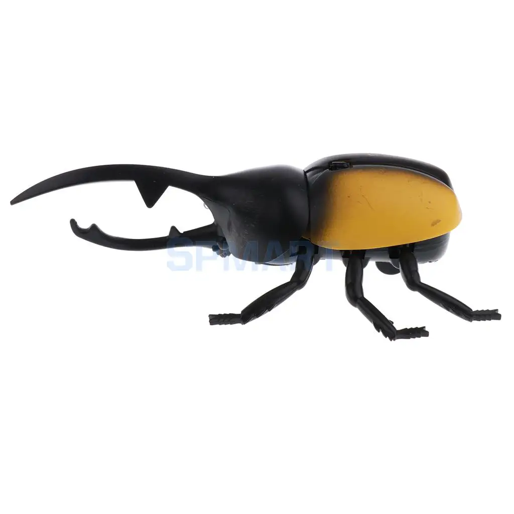 RC Infrared Remote Control Spider Prank Toys Insects Joke Scary Trick Gag Party Halloween Xmas Gift Kids Friends Cat Toy Yellow