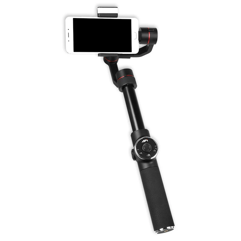  AFI V5 3-axis Mobile Phone Stabilizer Portable Handheld Gimbal Fill Light Selfie Stick