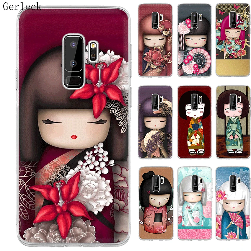 Desxz Japanese Kawaii Doll Case For Samsung Galaxy S3 S4 S5 S6 S7 Edge S8 S9 S10 Plus S10e | Мобильные телефоны и