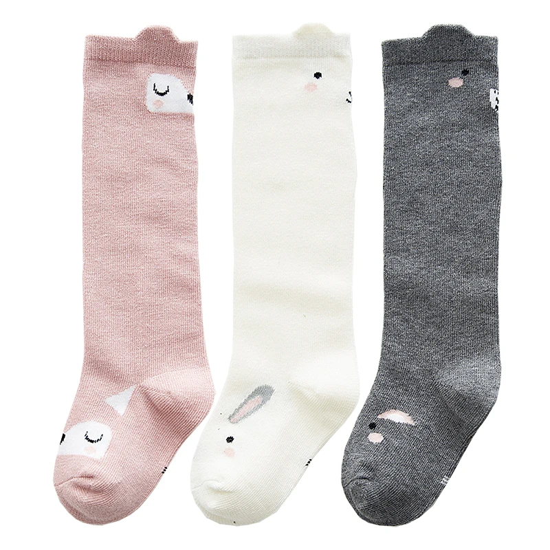

3Pcs/Lot Baby Socks Mesh Non-Slip for Girl Boy Cotton Infant Newborns Kids Socks for Fox&Cat Baby Toddler Clothes 0-3T