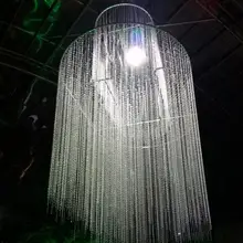 1 рулон, 99фт, 30 м, Хрустальные акриловые бусины, гирлянда, алмаз, сделай сам, занавеска, бусины, гирлянда, свадебное украшение, Рождественская подвесная подвеска