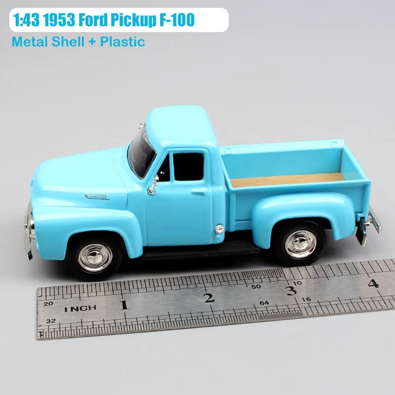 1:43 Масштаб Yat Ming классический 1953 Ford Пикап пикап F100 Mercury M Металлический Литой модельный автомобильный коллекционный