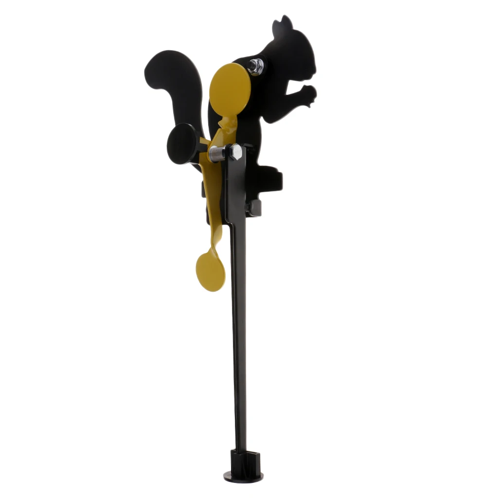 Resetting Field Target Paintball Shooting Practice Squirrel Reset Target with 2 Sizes Kill Zone Reducers