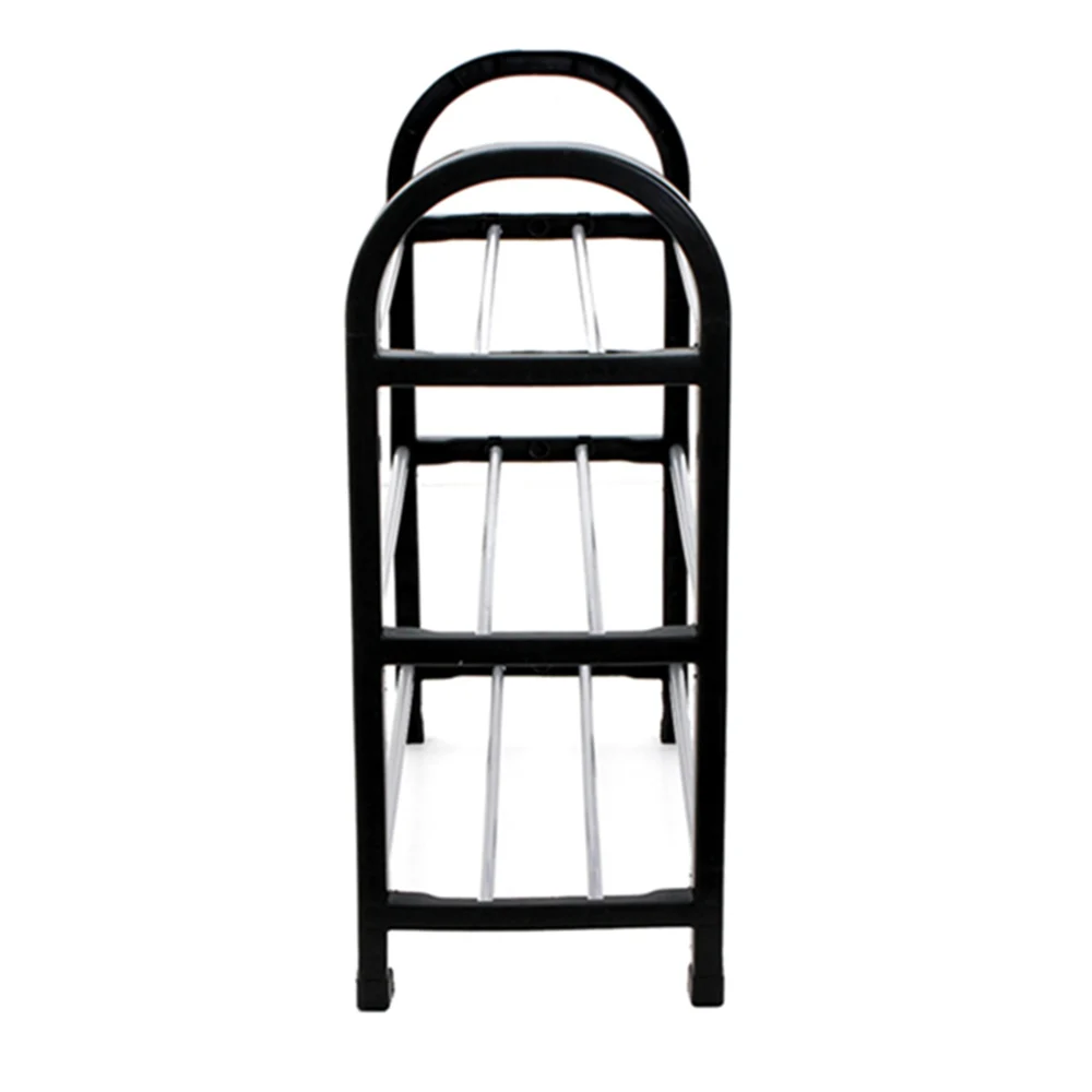 Minimalist Modern Shoe Rack Standing Assembled Metal Shoes Shelf Furniture Living Room Entryway Shoe Organizer Space Saver