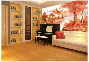 

European Oil painting 3d wallpaper living room papel contact adesivo de parede sofa photo papel de parede waterproof wall paper