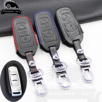 

Genuine Leather Car remote key case for Geely Atlas Boyue NL3 EX7 Emgrand X7 EmgrarandX7 SUV GT GC9 borui Car remote key case