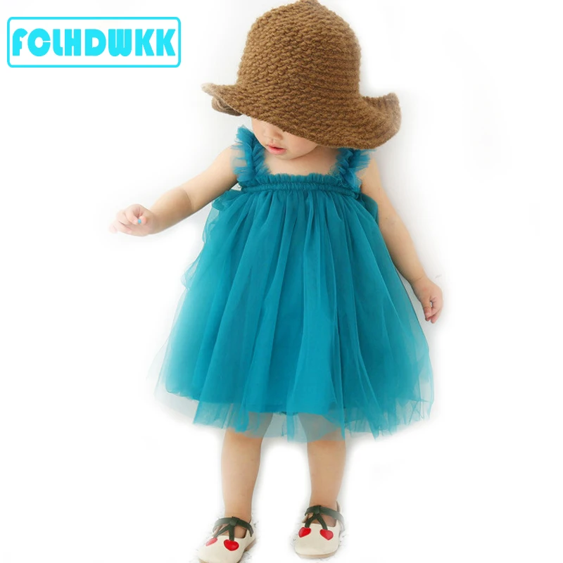 Kids Dresses For Girls 2018 New Summer Mesh Girls Clothes Fashion Princess Dress Children Summer