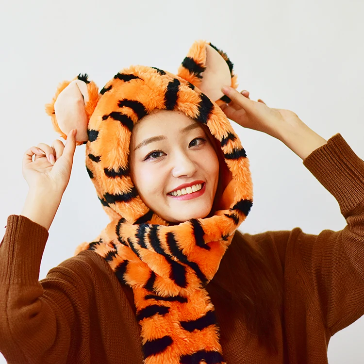 Плюшевая шляпа Tigger Tiger в американском стиле головной убор игрушки куклы подарки
