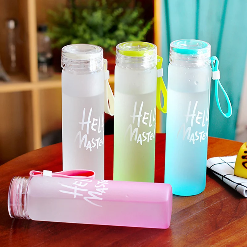 Buy Colorful Glass Water Bottle 480ml My