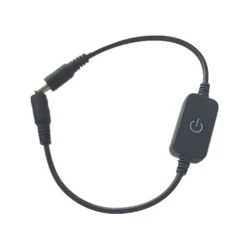 LED strip touch dimmer brightness control led dimmer switch Black white DC Female & Male Plug For Single Color LED Strip Lamp
