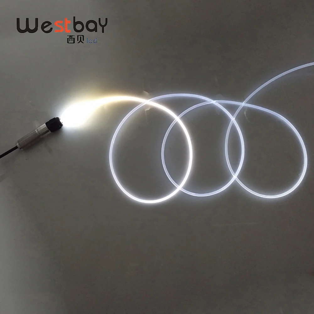 Westbay 3 Вт светодиодный мини волоконно оптический светильник комплект двигателя 0