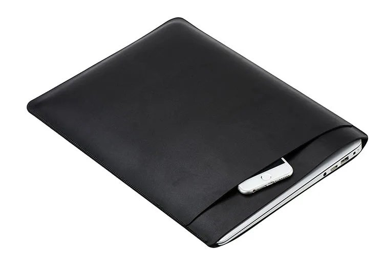 Портативная сумка из искусственной кожи для MacBook Air Pro retina 11, 12, 13, 15 дюймов, чехол для ноутбука, сумка для ноутбука, чехол для Macbook, сумка