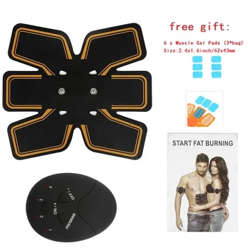

HOT! Wireless Smart EMS Fitness Electric Massager Abdominal Muscle ABS Fit Muscle Stimulator Abdominal Muscles Trainer