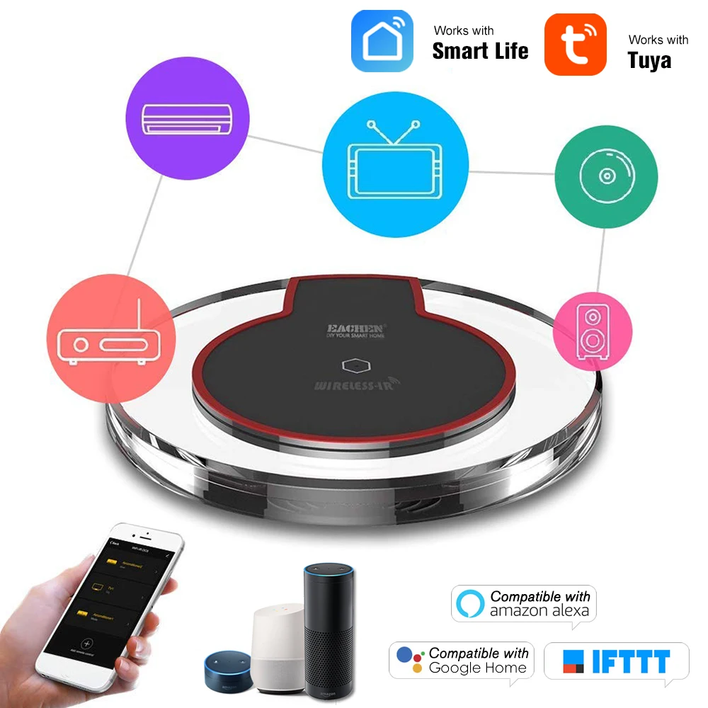 

Universal Remote Controller IR Control Hub Wi-Fi 2.4Ghz Infrared smart remote control WiFi-IR For Air Conditioner TV DVD
