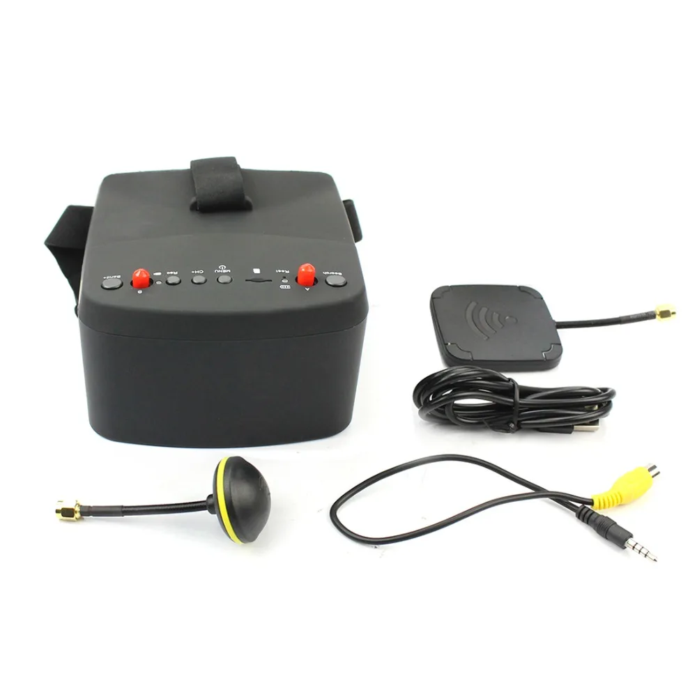LS 800D FPV Goggles 5 8G 40CH дюймов 800*480 видеогарнитура HD DVR с батареей 2000 мАч для модели