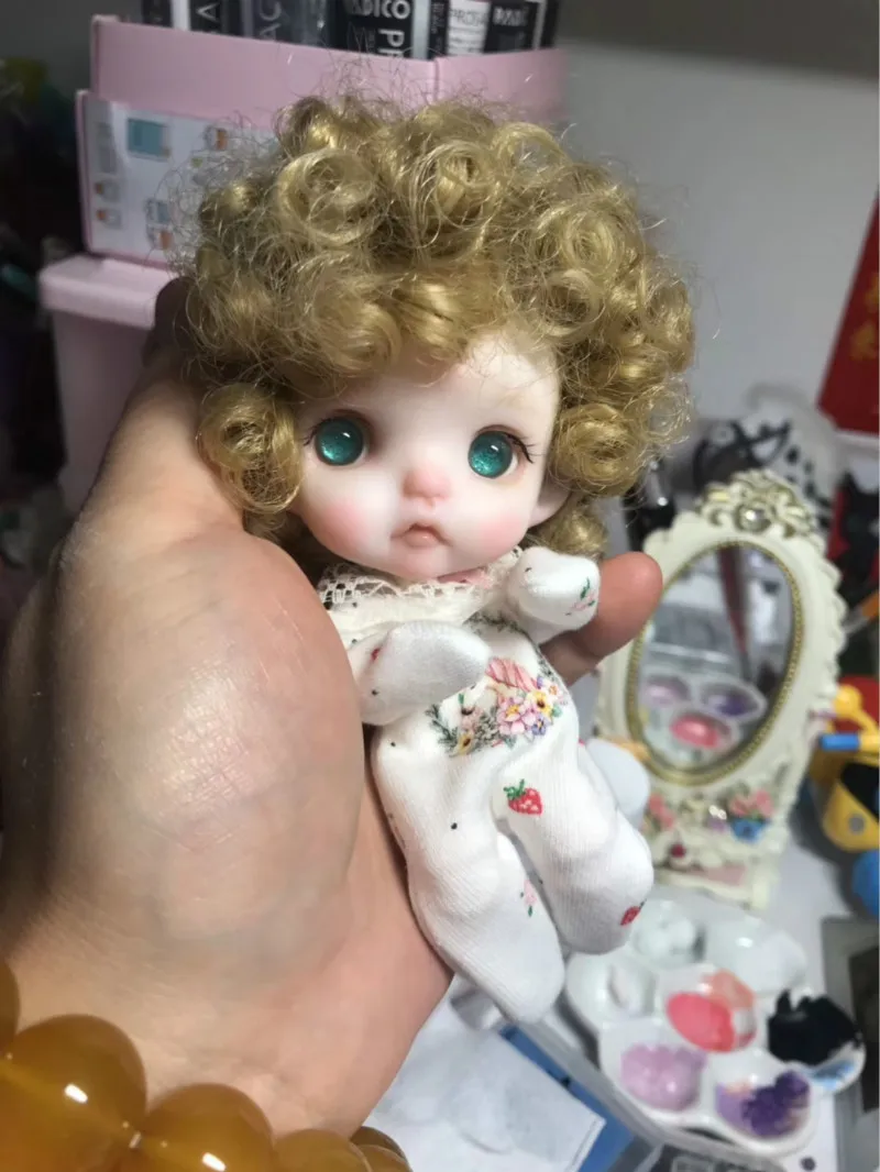 OB11 кукла ручной работы, куклы на заказ, мини кукла, милая кукла - Цвет: 2