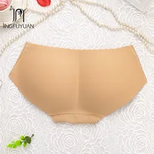 Бесшовные подтягивающие трусы с низкой талией утягивающий корсет искусственные Ягодицы сексуальное белье для подъема ягодиц пуш-ап мягкие трусики сексуальные увеличивающая подкладка для ягодиц