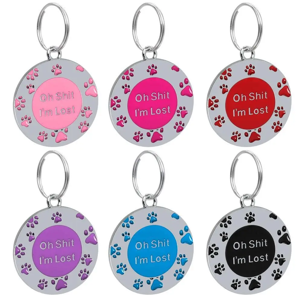 

3Pcs Personalized Dog Tag Pet Puppy Cat Collar Accessories Custom Dog Name Phone Tag Paw Bone ID Tags Anti-Lost Pendant