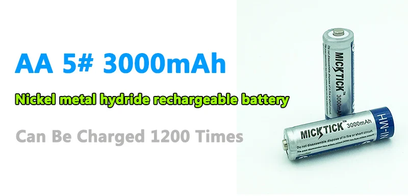 4/8/12/20 Вт, 30 Вт, AA 2A aa 1,2 V 5# разъемная застежка-молния 3000 мА/ч, Перезаряжаемые Батарея металл-гидридных или никель Перезаряжаемые Batteria батареи Камера игрушечные часы MP3