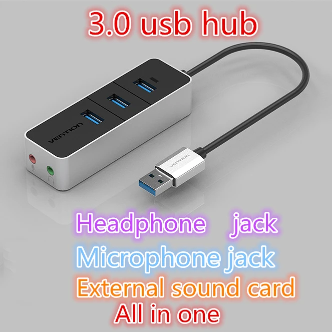 External Sound Card USB to Earphone Headphone Microphone Jack USB Adapter G2