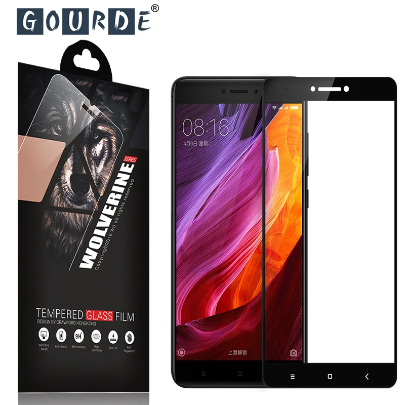 

Gourde Full Cover HD Tempered Glass For xiaomi redmi note 6 pro xiaomi redmi 5A 2.5D 9H Screen Protector for Xiaomi Redmi 4X A 8