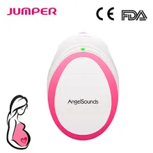 JUMPER Fetal Doppler Ultrasound Baby Heartbeat Detector Home Pregnant Doppler Baby Heart Rate Monitor Pocket Doppler pocket baby fetal heartbeat monitor with light lcd screen for pregnant women baby care home use doppler heart rate monitor