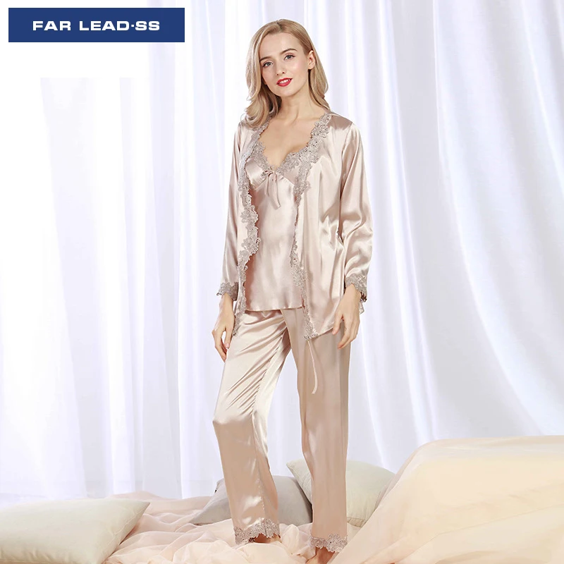 Buy FAR LEAD The new high end lace women pajamas sexy
