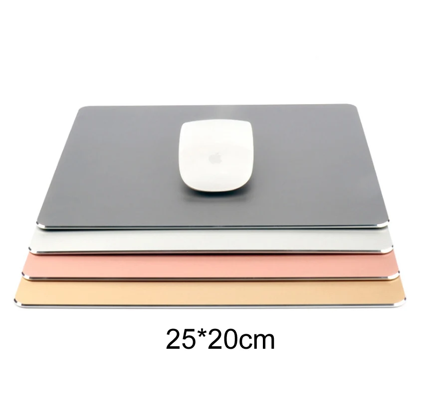 25x20cm Aluminium Alloy PU 2 Side Use Gaming Hard Metal Material