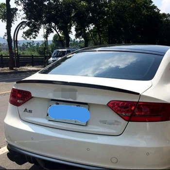 

ABS Tail Spoiler Beautifully Decorated Tail Wing Decoration Rear Trunk Spoiler For Audi A5 4Door 2014 2015 2016 2017