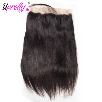 

Upretty Hair 360 Lace Frontal Pre Plucked With Baby Hair Remy Brazilian Straight Human Hair Frontal Swiss Lace Frontal Closure