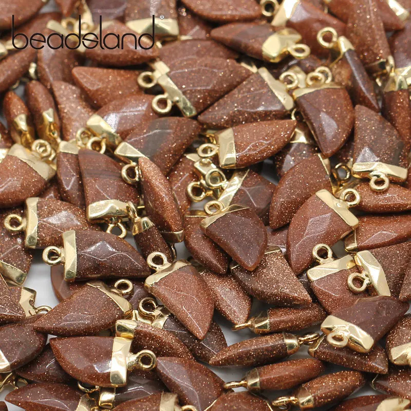 Beadsland Подвеска из натурального камня в форме зуба, подвеска из камня, шарм, сделай сам, для ожерелья, браслета и сережек, Размер 11*16 мм