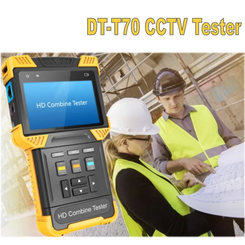 Профессиональный тестер для CCTV DT-T70 1080 P IP тестирование аналоговой камеры HD комбинированный тестер AC100-240V безопасности и защиты Камера