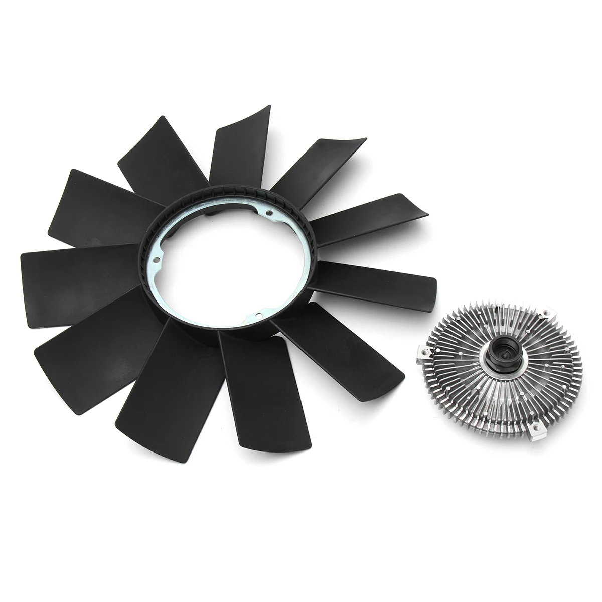 1 Set Car Engine Cooling Radiator Fan Clutch Fan Blade Plastic For BMW