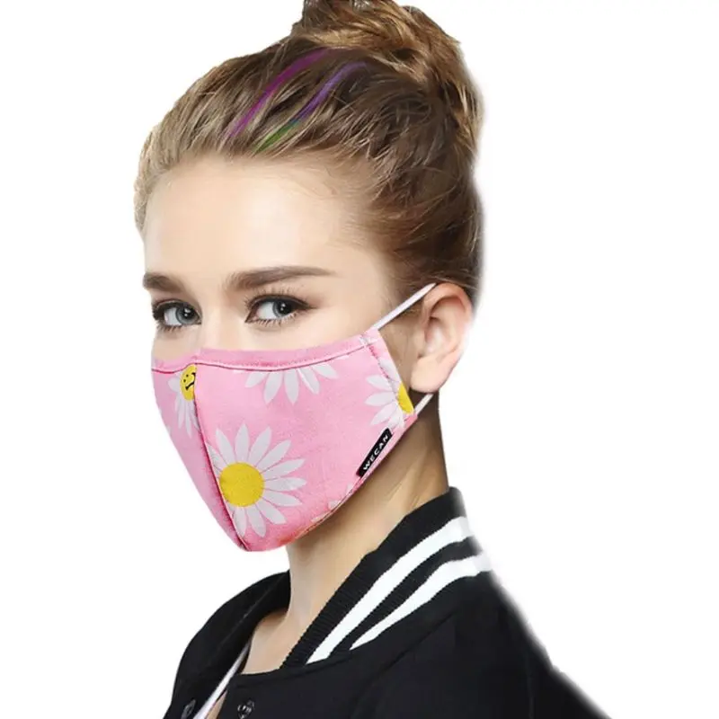 15 видов стилей унисекс дышащая Летняя Сетка хлопок Пылезащитная маска против загрязнений PM2.5 фильтр вставка многоразовый солнцезащитный респиратор - Цвет: 2